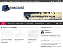 Tablet Screenshot of hockeyreviewhq.com